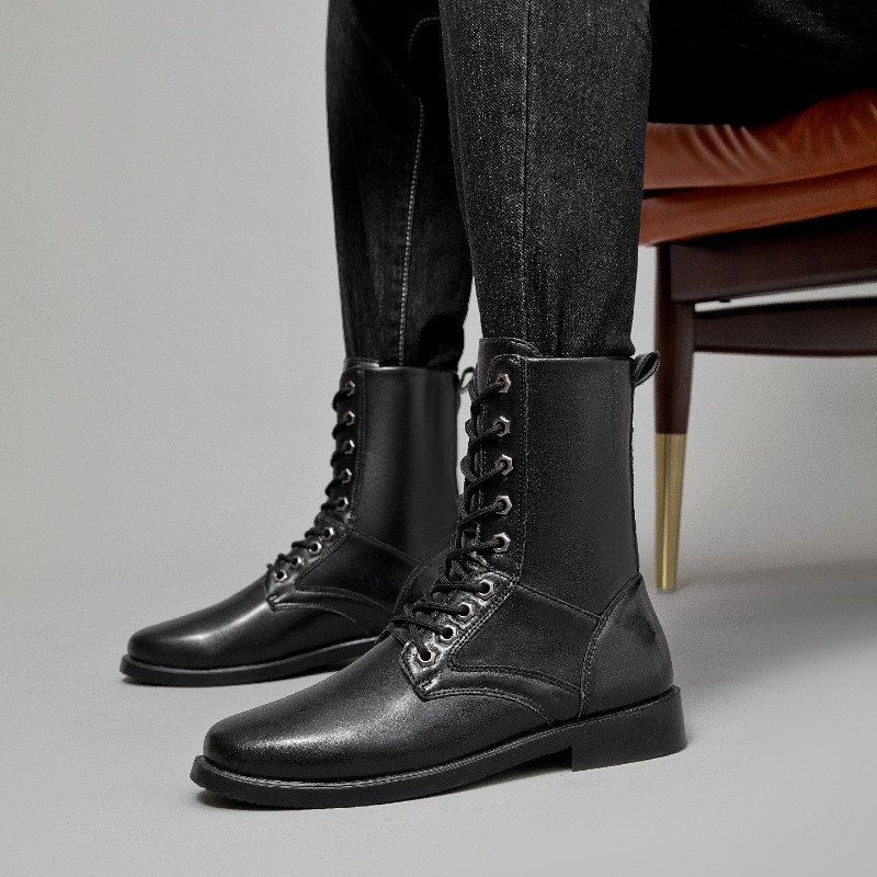 Hunting Outdoor Boots - Высокие кожаные тактические ботинки для активного