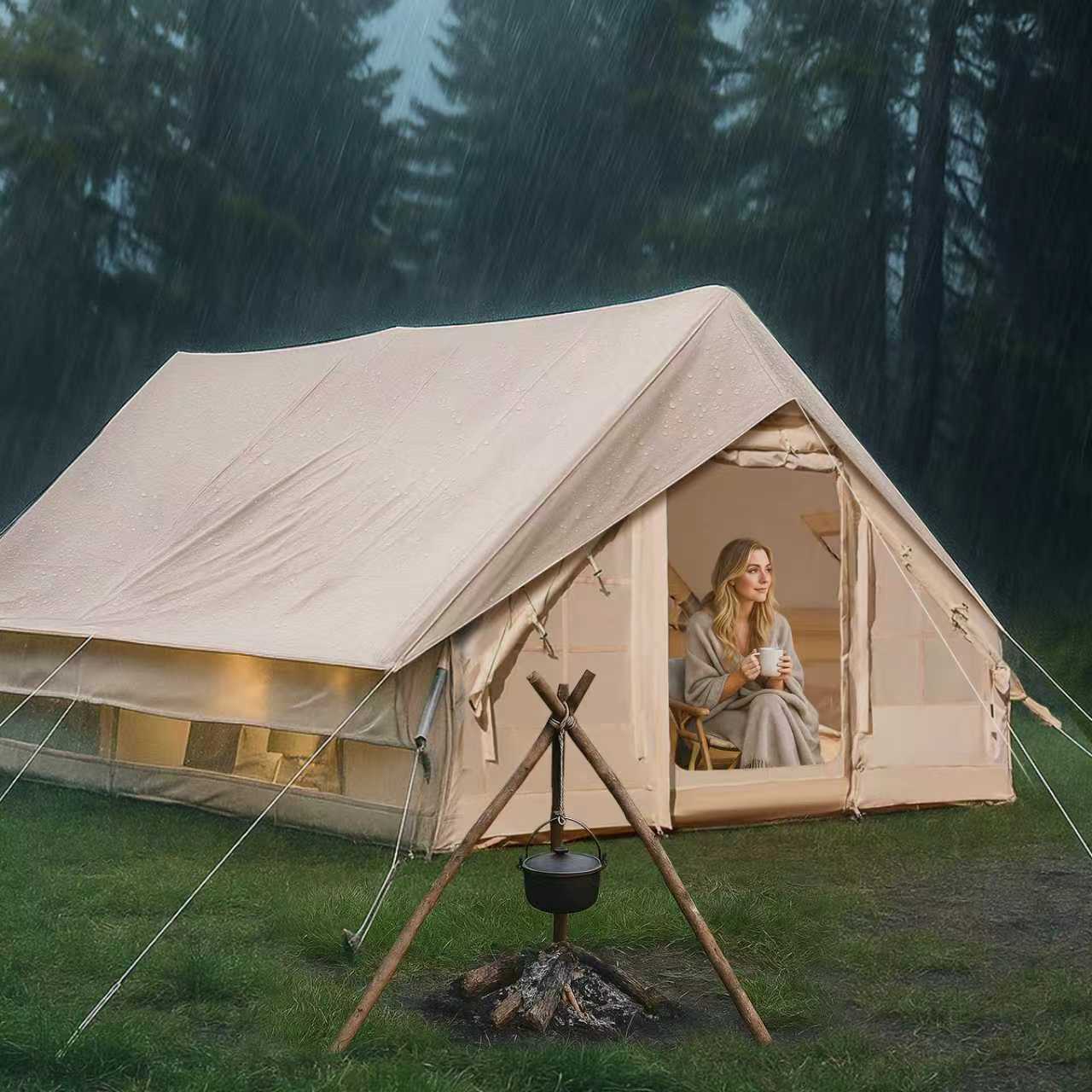 Outdoor Hunting Tent - Охотничья надувная палатка, американская палатка для