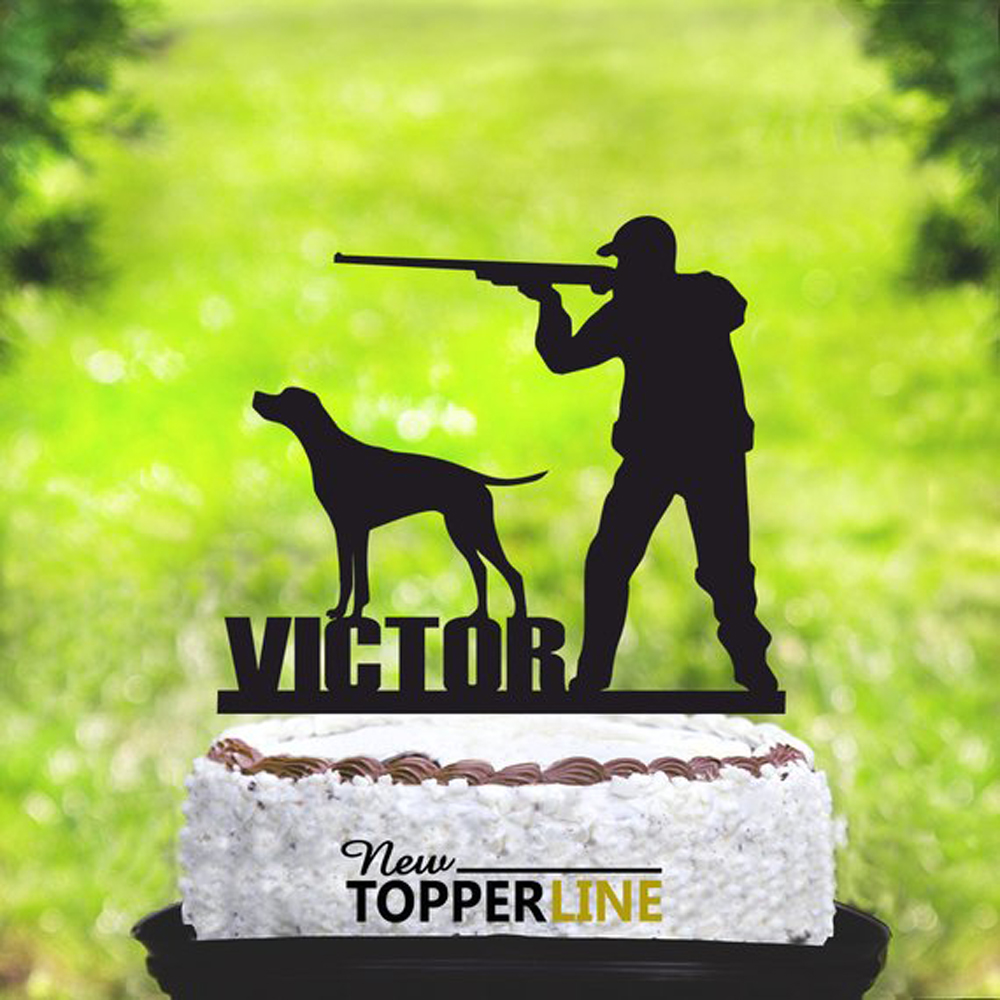 Outdoor Hunting Toys - Охотничий Топпер для торта с именем