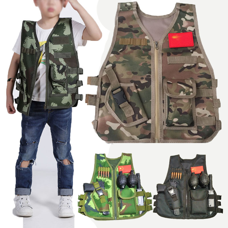 Hunting Outdoor Boys - Детский тактический жилет-костюм для охоты и