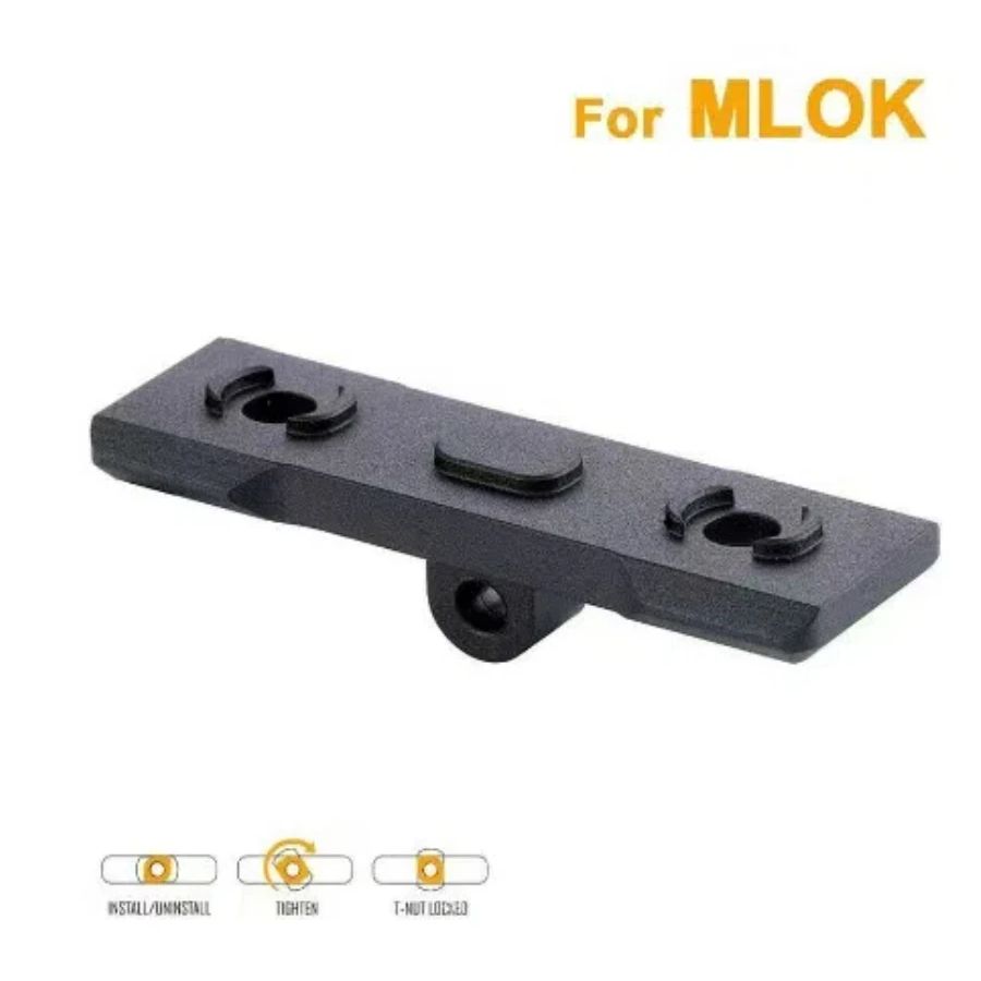 Bipod Rifle Mount - Открытый тактический MLOK Keymod адаптер для