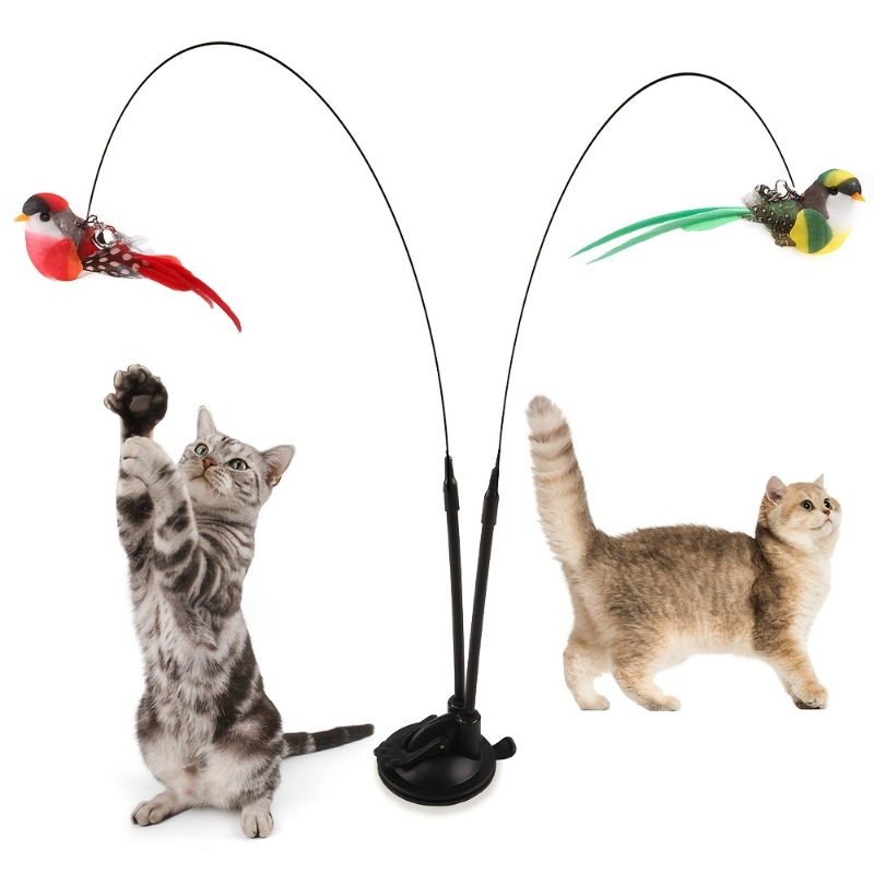 Outdoor Hunting Toys - Интерактивная палочка для кошек — противоскользящая