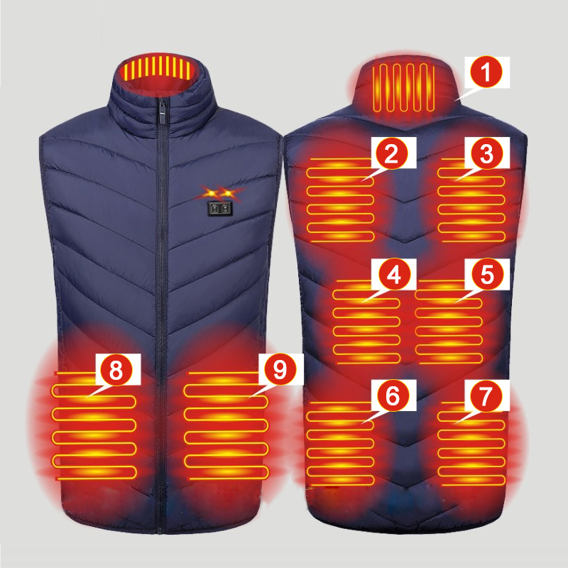 Зимний 9-зонный жилет с подогр – обзор и цена Outdoor Hunting Heater