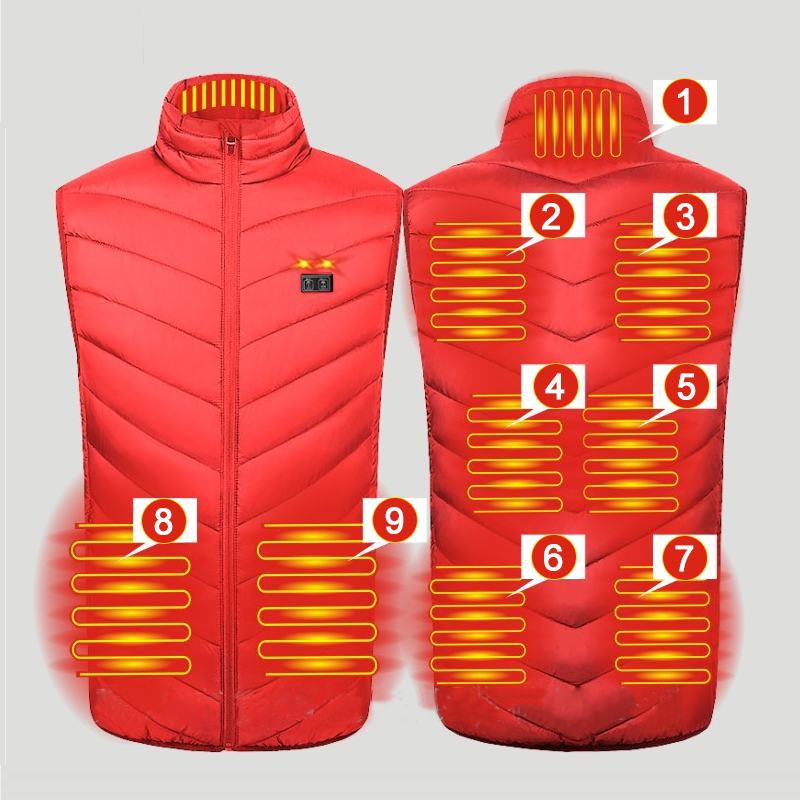 Зимний 9-зонный жилет с подогр – обзор и цена Outdoor Hunting Heater