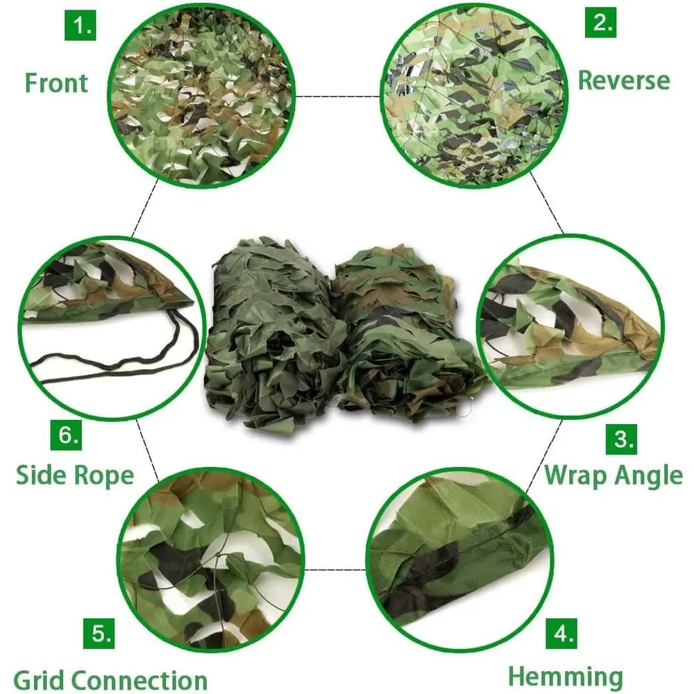 Большая камуфляжная сетка 7x12 – обзор и цена Outdoor Hunting Blinds
