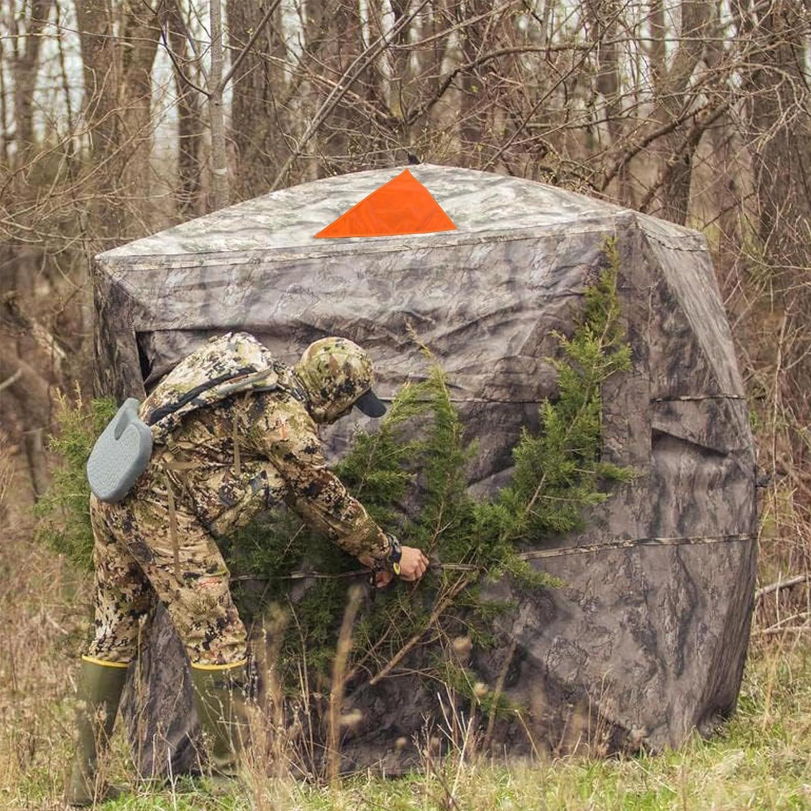 Оранжевая глухая панель Blaze, – обзор и цена Outdoor Hunting Blinds