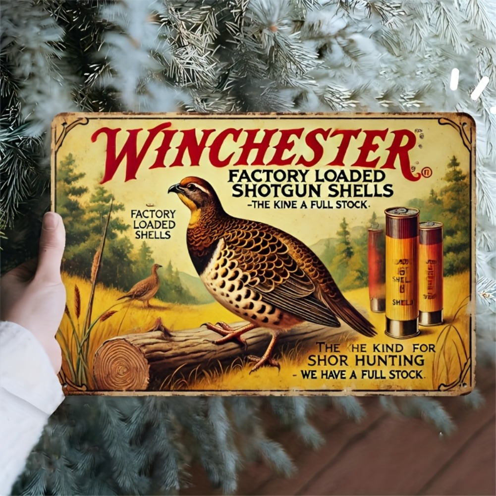 Металлическая табличка в винта – обзор и цена Hunting Quail