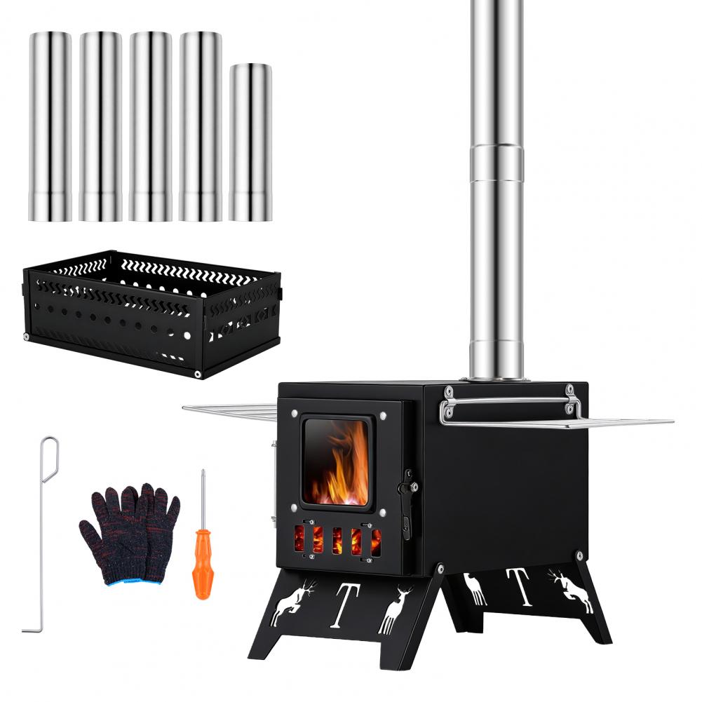 Портативная складная дровяная  – обзор и цена Outdoor Hunting Heater