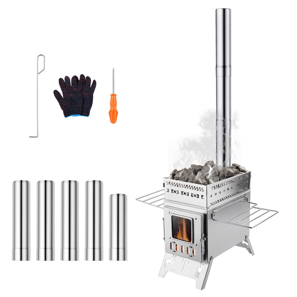 Портативная складная дровяная  – обзор и цена Outdoor Hunting Heater